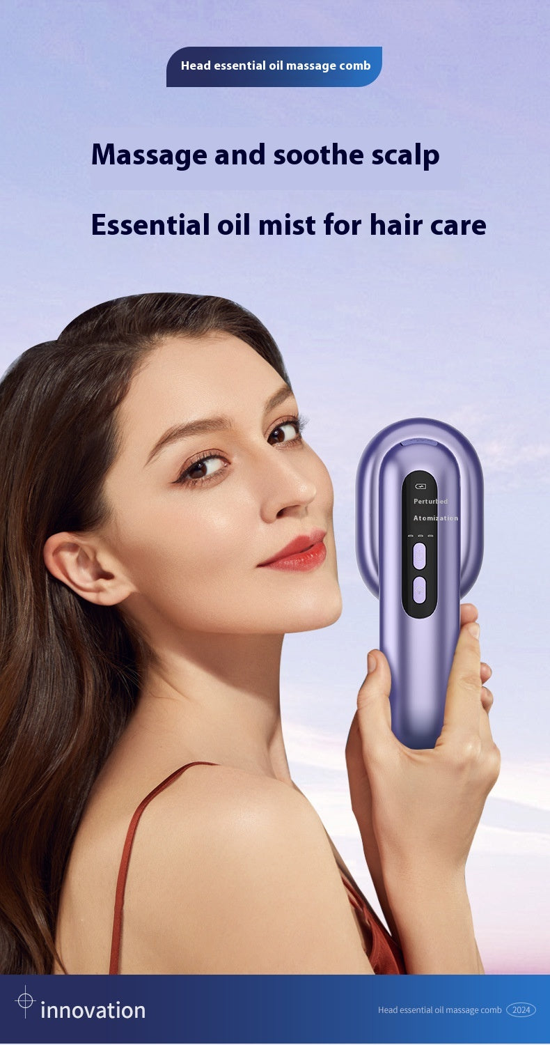 Hair Oil Spray Massage Comb