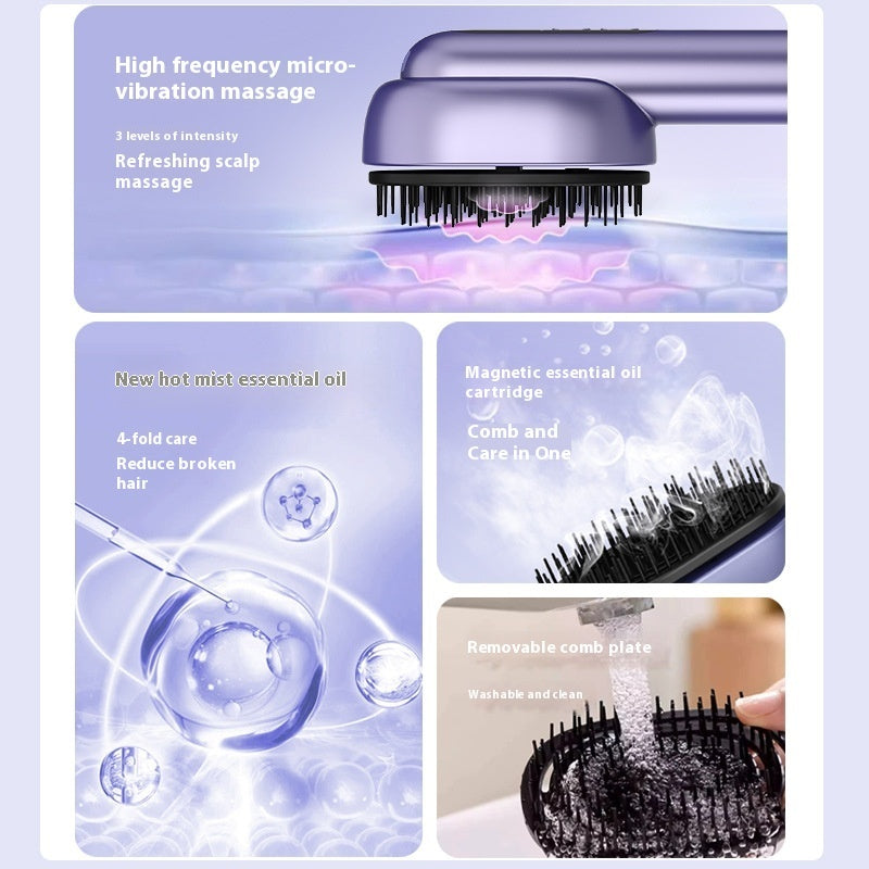 Hair Oil Spray Massage Comb